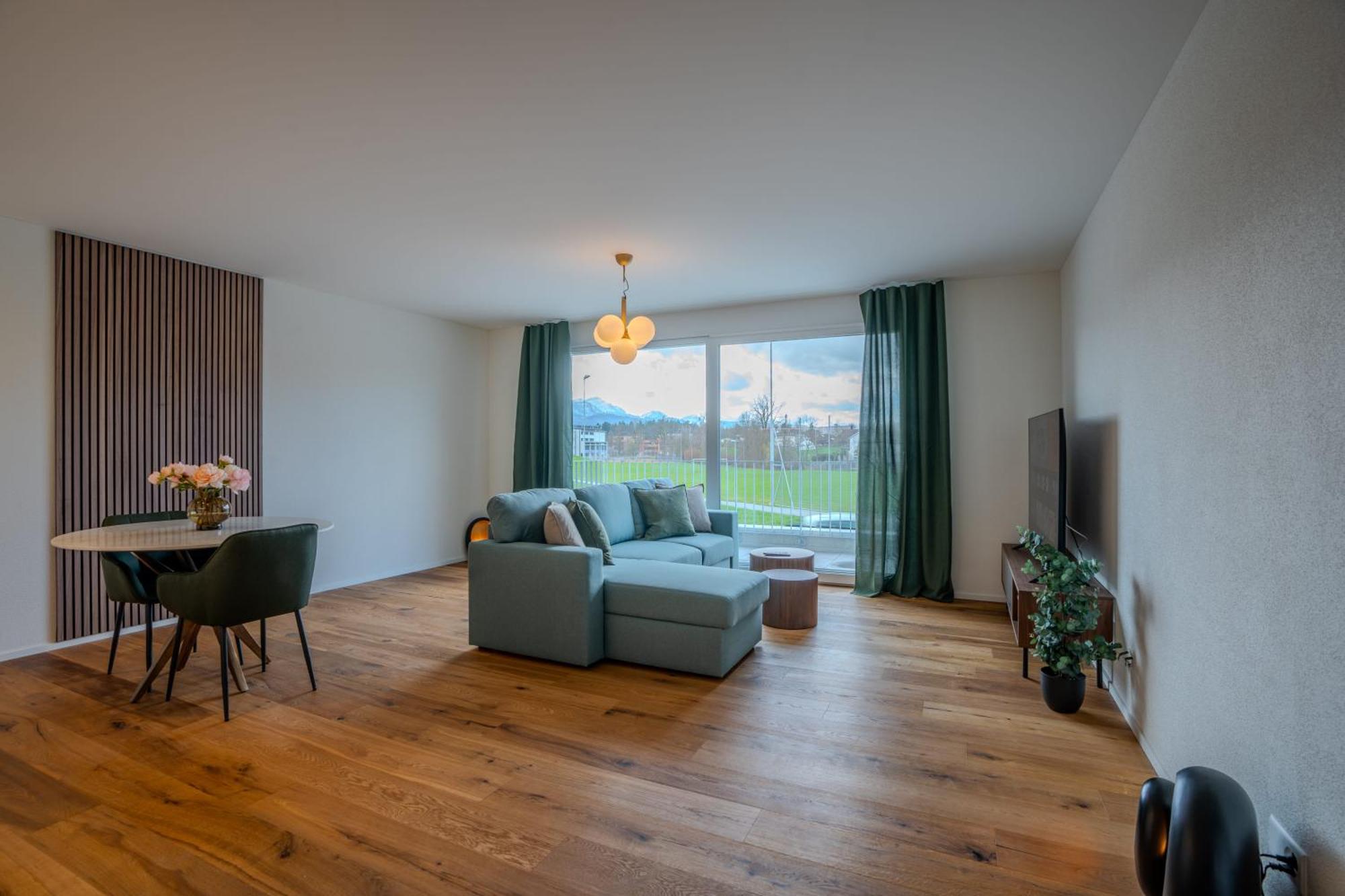 Visionary Hospitality Rothenburg, Lucerne - Premium Apartments With Free Parking, Washer, Kitchen, Terrace, 15' City 외부 사진